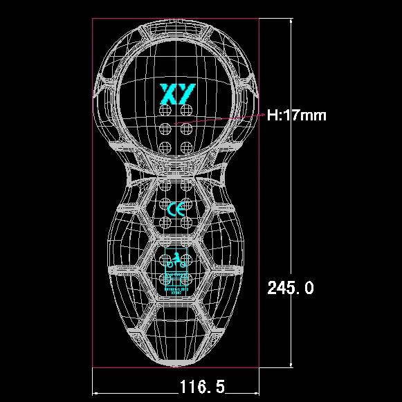 CE Approved Adult Protective Gear Black Thin PU Knee Pads Elbow With Armor Insert Professional XY Protection