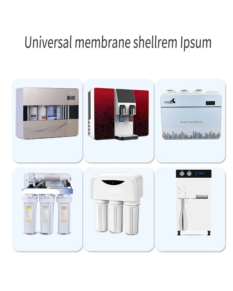 New High Quality Food Grade Plastic 200G/400G/600G RO Membrane Housing For RO system