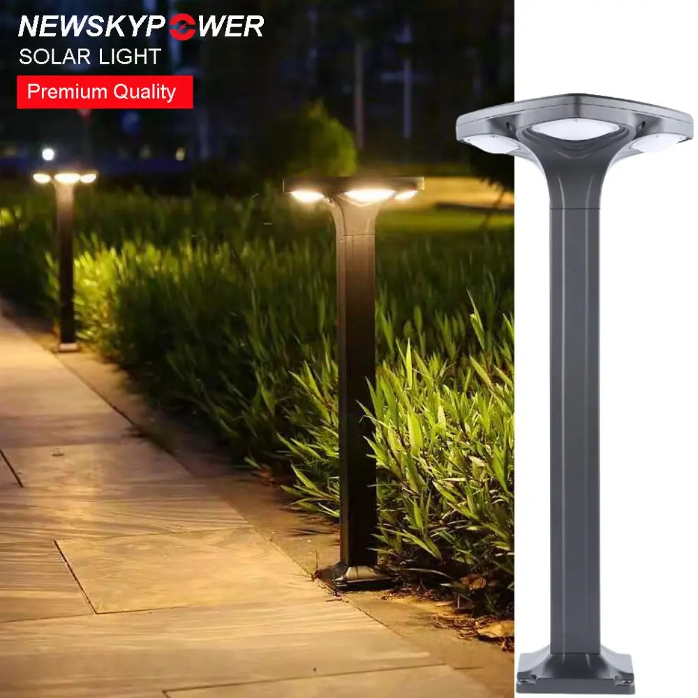 Newsky Power Newest Waterproof 5W Outdoor Ground Landscape Solar led Lawn Lights with CE RoHS