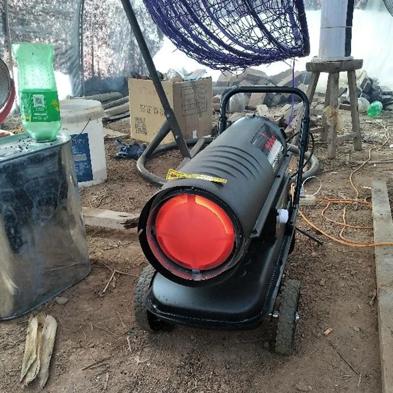 51KW Block Color Kerosene Diesel Fired Outdoor Air fan farm greenhouse pig Heater Poultry Heater with CE