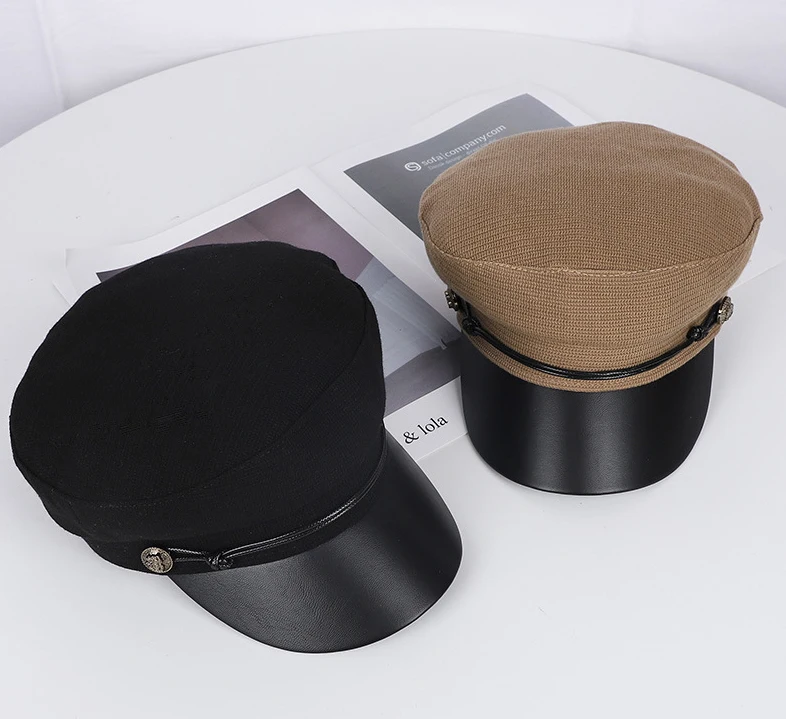 High Quality Cap Hat Cap Custom Wool Women Winter Cap