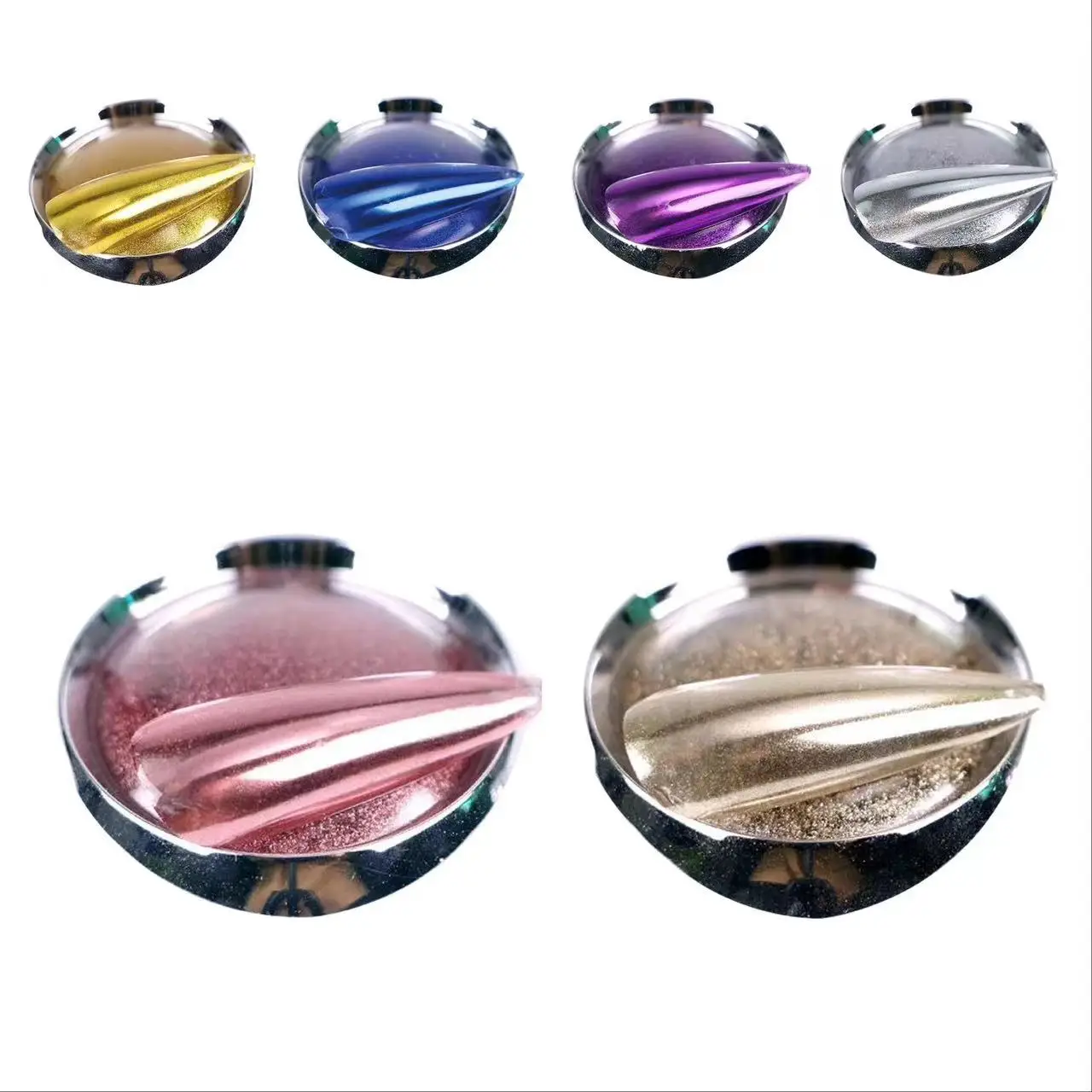 22 Colors Chrome Nail Powders Metallic Nail Powder Mirror Effect Nail Art Chrome Powder