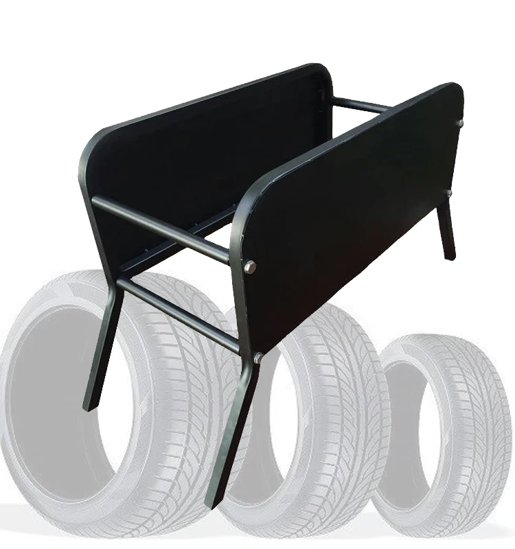 Wholesale Motorcycle Tire Display Stand Rack Car Tires Display Stand Metal Material Tire Display Rack For Retail Store Car Shop