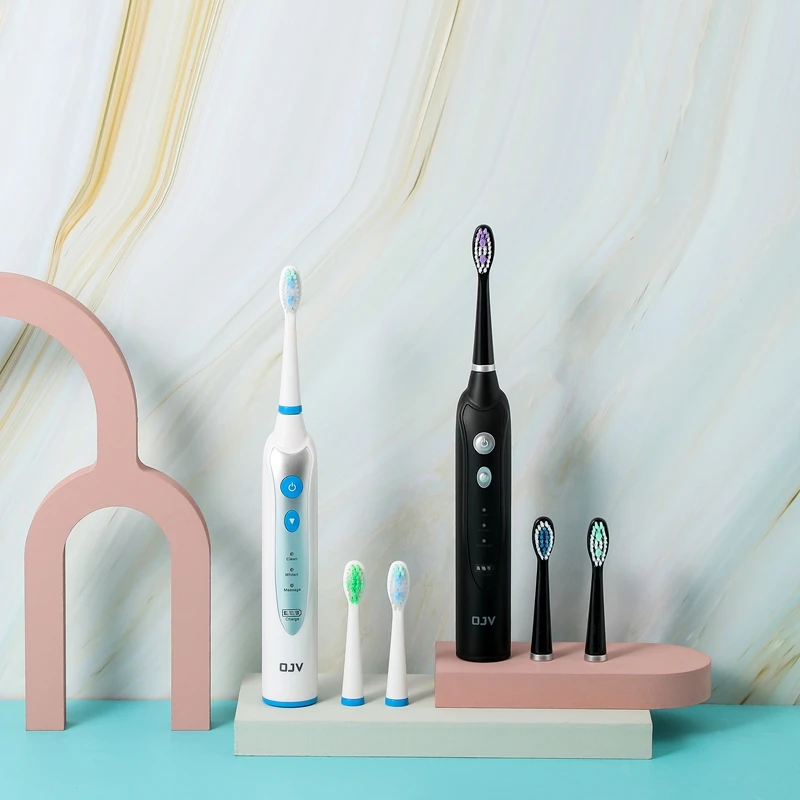 Manufacturer Customized Private Label 3 Modes Wireless Charging IPX7 Waterproof 20 Days Battery Last Sonic Electric Toothbrush