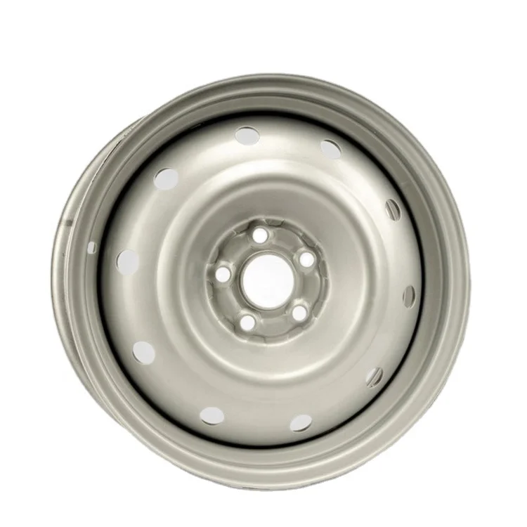 Custom Steel Wheels 14 Inch Rims 4x100 Silver Wheels For Auto