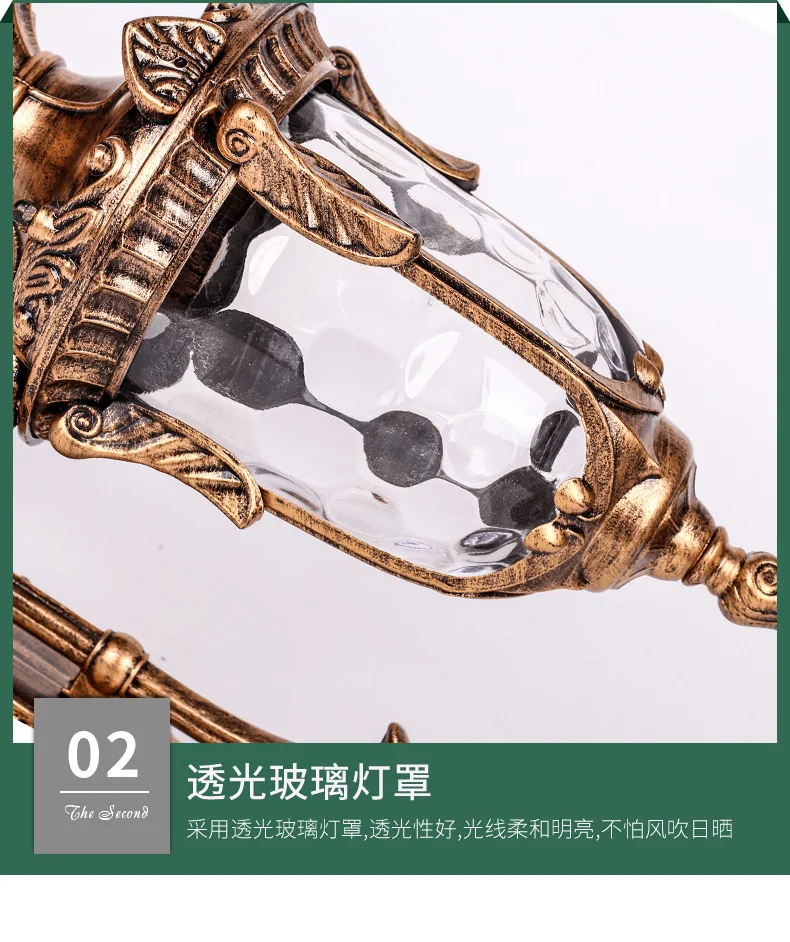 Наружные декоративные светильники, настенный светильник, Европейский светодиодный настенный светильник