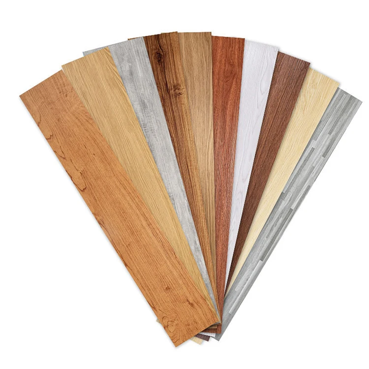 Waterproof Luxury Vinyl Floor Sticker Indoor Adhesive Linoleum Vinyl Wood Click Pvc Lvt Vinyl Flooring