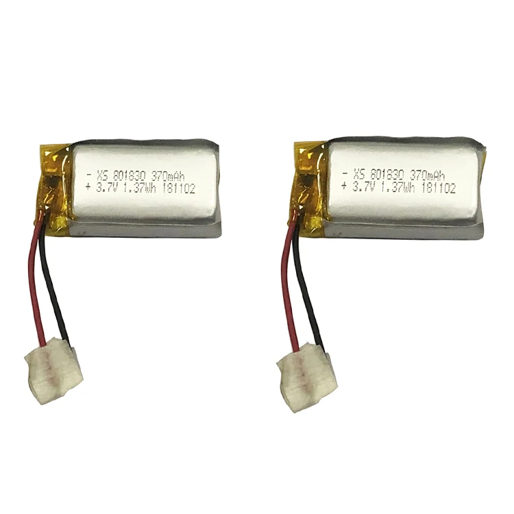 Маленький литий-полимерный аккумулятор Pl801830 3,7 в 370 мАч для гарнитуры