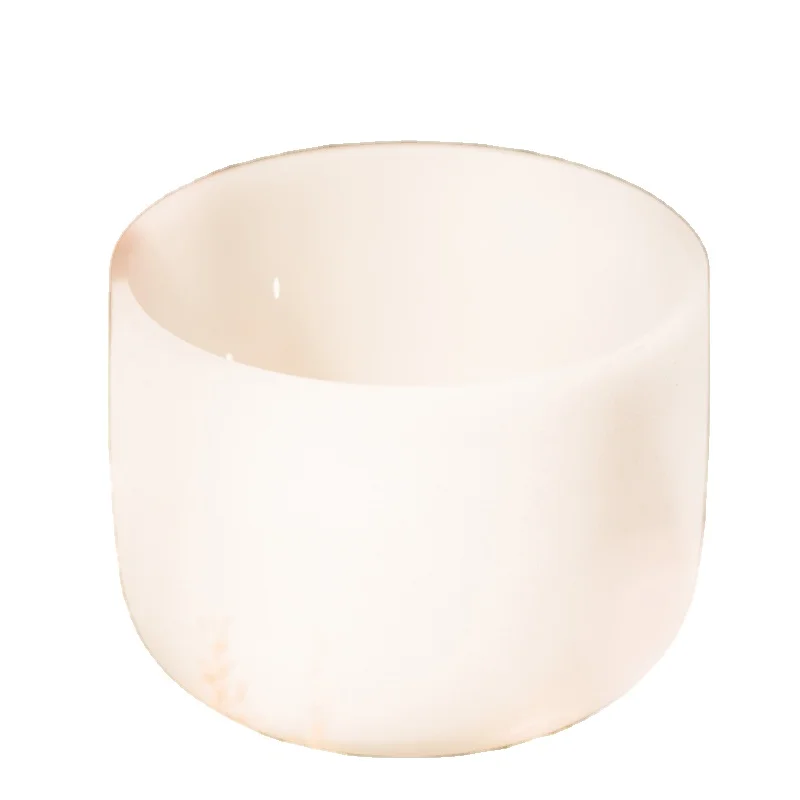 8inch A Third-Eye Crystal Singing Bowl  Meditation Quartz Bowl Sound Therapy Free Mallet