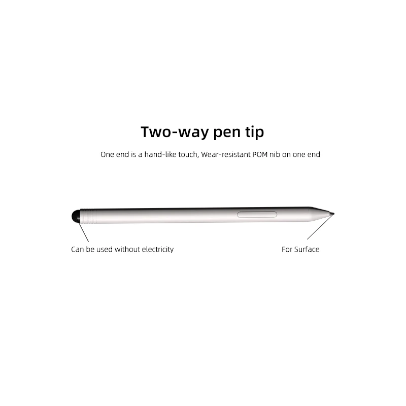 Стилус совместим с поверхностью Go 1024 уровней точек давления чувствительность наклона цифровой активный карандаш