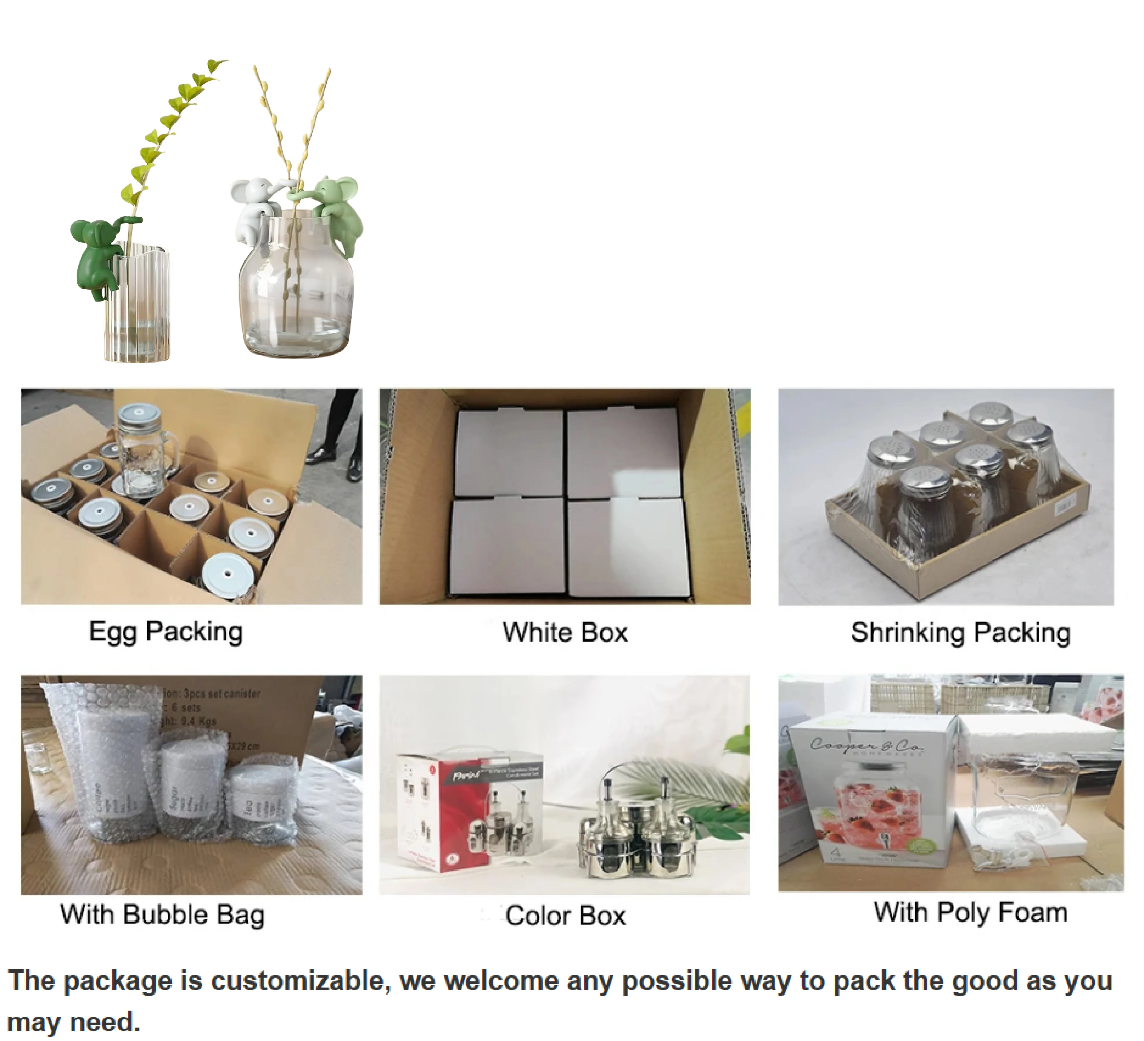 assisted reproduction partner glass vase a set green plant decoration flowerpot decoration plant bracket and glass vase