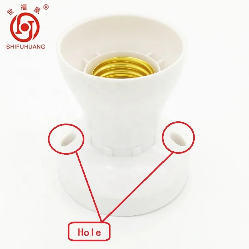 High Temperature Copper Lamp E27 Electric Powered Light Bulb Socket Lamp holder