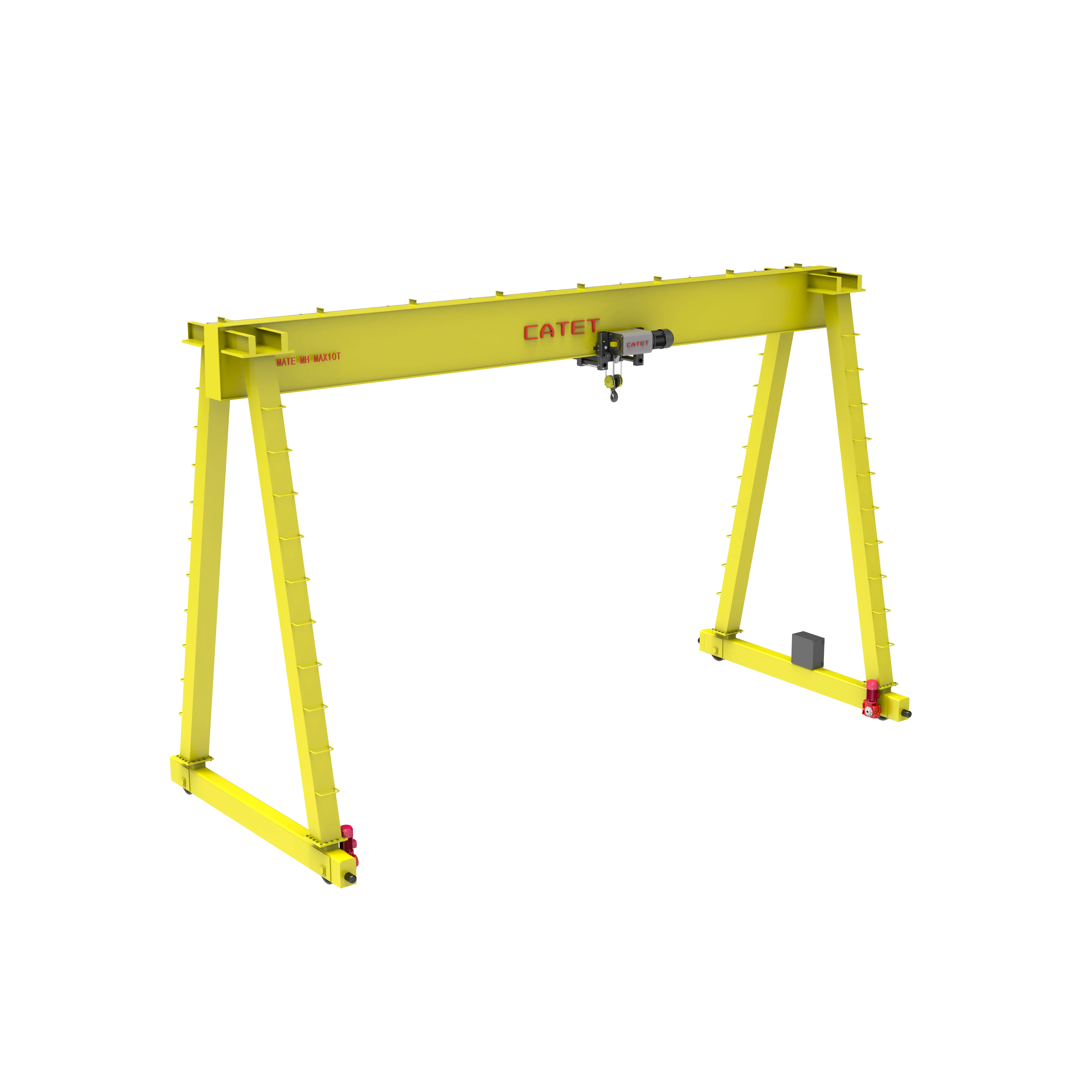 Heavy Duty Portal Gantry Crane Rail Track Mobile Single Girder Double Girder Gantry Crane