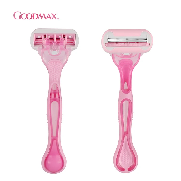Woman Razor Hot Sale 3 Blade Safety Straight Shaving Disposable Razor for Women