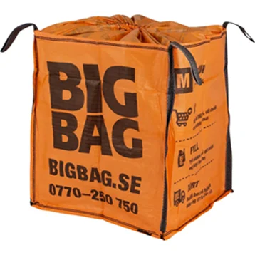 EGP 1 ton construction pp top skirt with tie string jumbo bag 1000kg