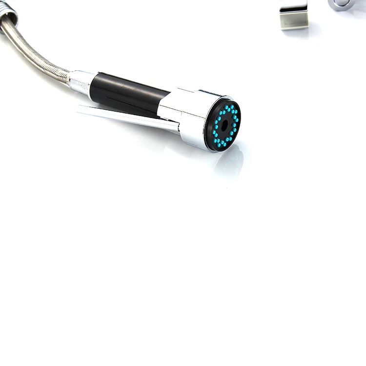 Hot Sales Modern Single Handle Deck Mounted Kitchen Faucet Pulldown Upc Ceramic Valve Polished Surface Single Hole Installation