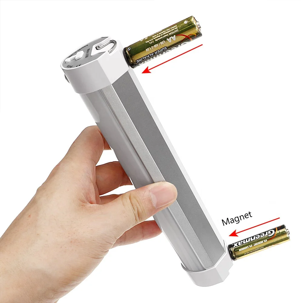 UYLED Q9 Survival Kit SOS Light Fishing Equipment Magnet Base 2000mAh Rechargeable LED Camping Lantern for Emergency