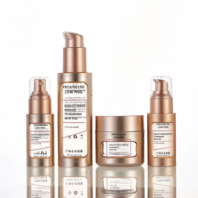 Plastic Spray Bottle Large Stock Empty Spray Bottle Shiny Rose Gold for Disinfection Spray 40ml 120ml 60 Ml Skin Care Packaging