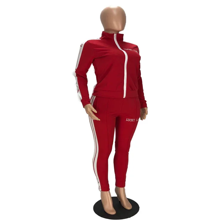 Womens Fall Fashion 2021 Lucky Label Long Sleeve Two Piece Pants Set Sweatsuit