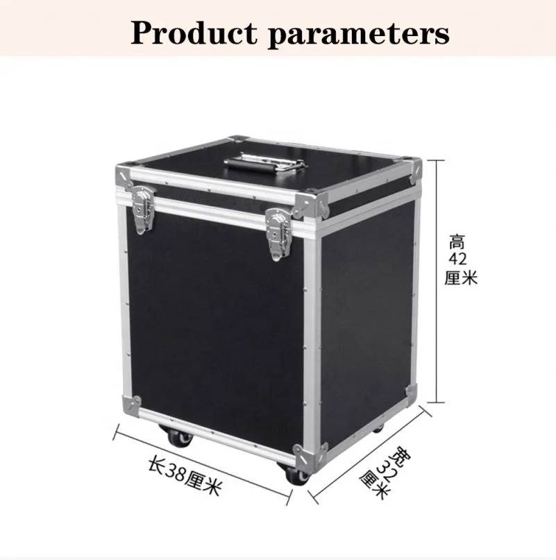 Factory Professional Custom Air Aluminum Tool Trolly Flight Case For Music Dj Equipment Shipping Box