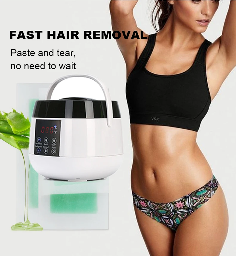 Hair removal electric wax machine heater Intelligent liquid crystal display single capacity 500ml wax melting machine
