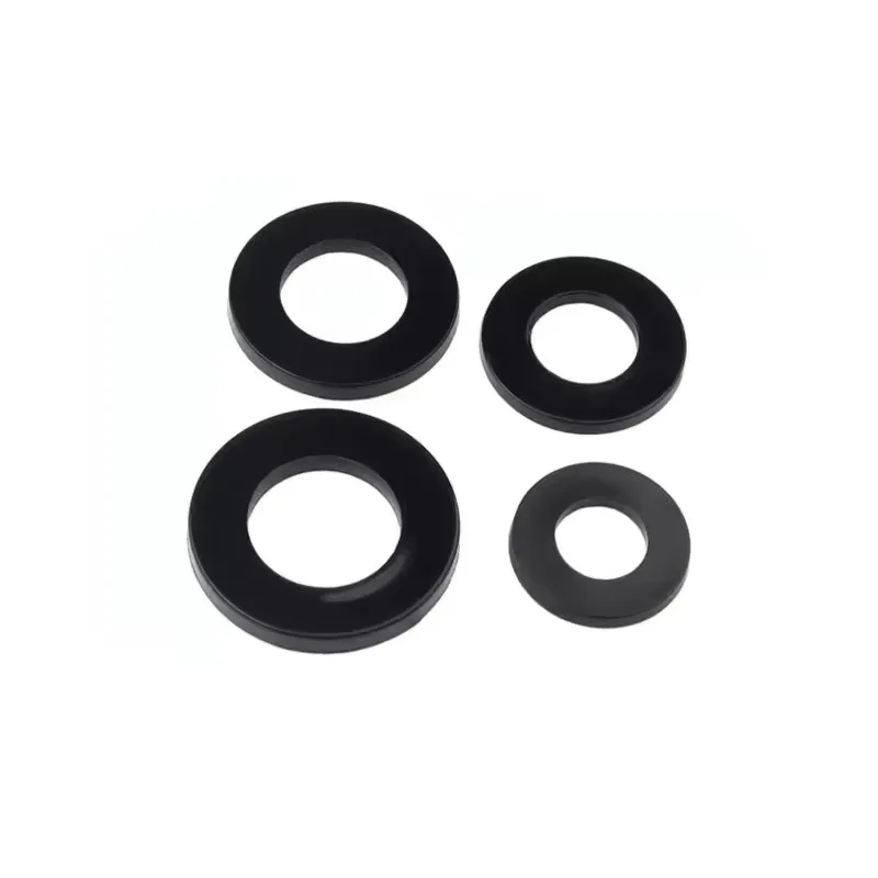 Food Grade DIN Plastic/PA66/Nylon Washers in Black and White 4mm 5mm 6mm 2mm 3mm Thickness with M2 M2.5 M2.3 M4 M5 M6 M8