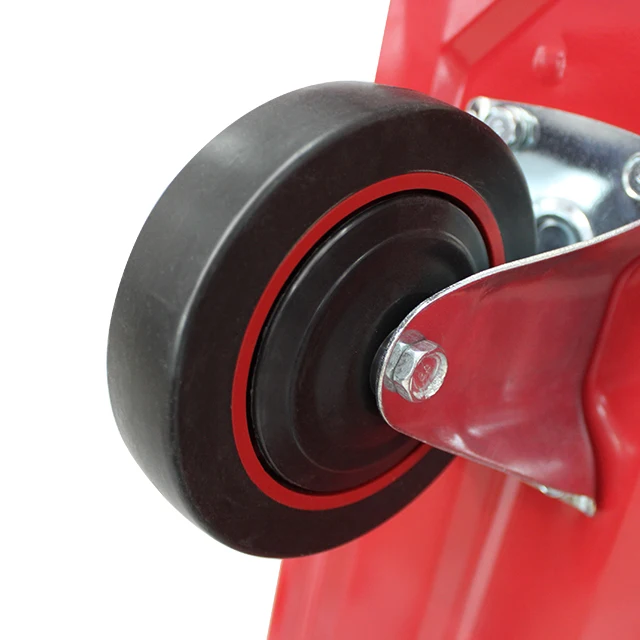 Factory Wholesale Platform Truck Foldable Industrial Material Handling Trolley with Silent Wheels