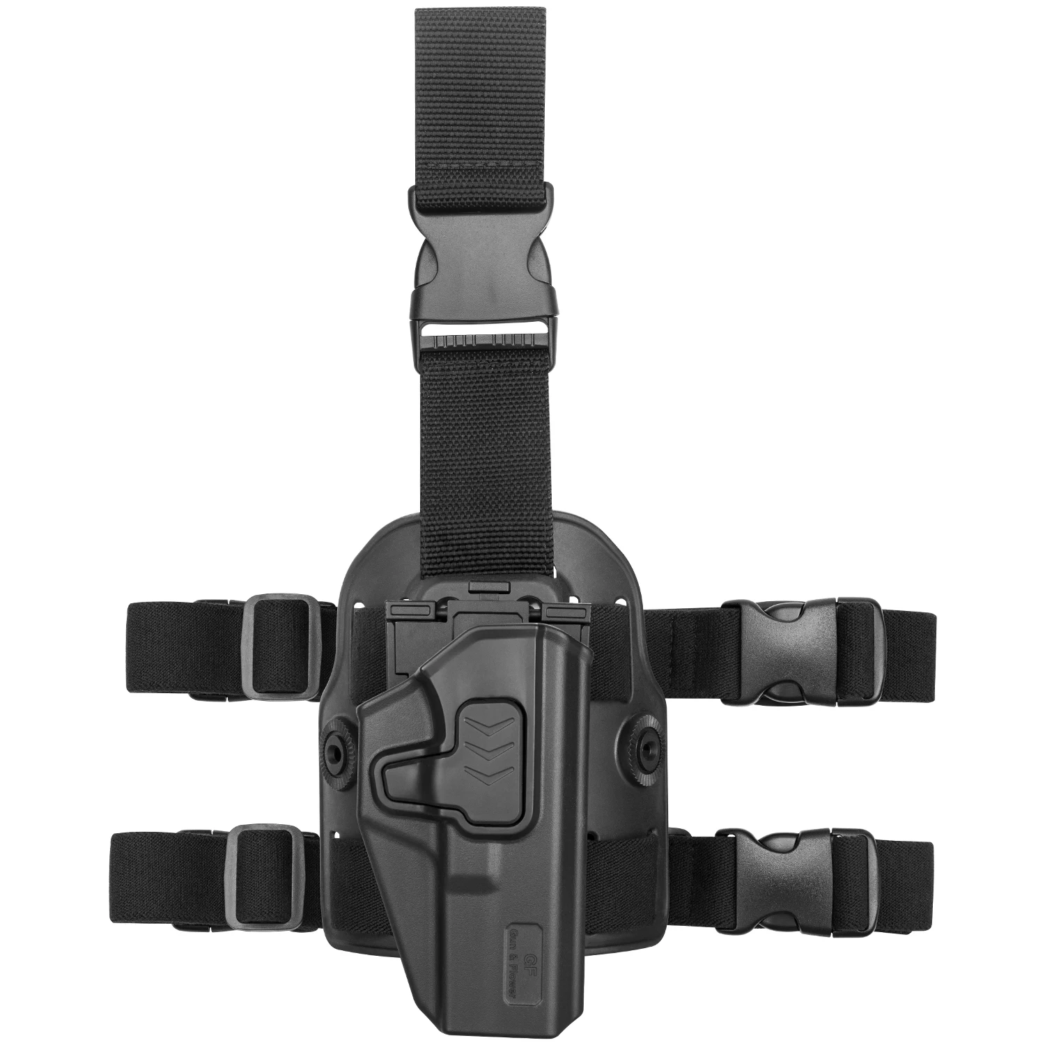 Gunflower Polymer Drop Leg Holster with Double Magazine Pouches for  Hot Sale Models