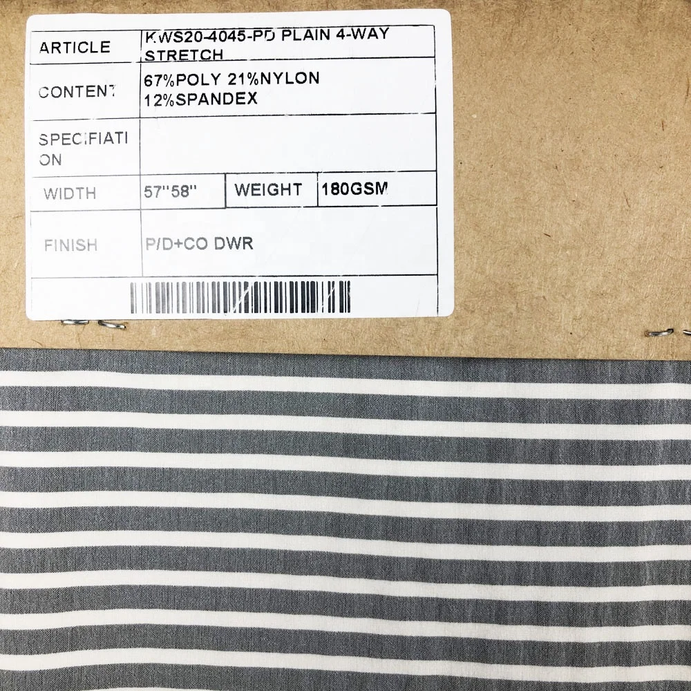 High Quality Cheap Organic 92 Spandex 8 Polyester Blend Stretch Soft Mens Pants Fabric Wholesale