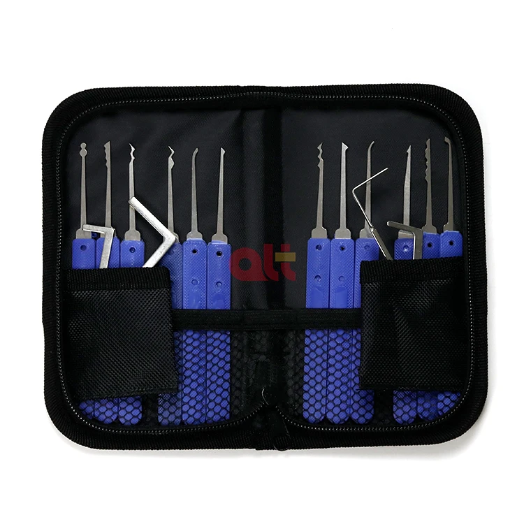 17Pcs Locksmith Picks Supplies Lock Picking Tools Set And Visa James Bond 007 Credit Card Lock Pick Tool With Practice Lock