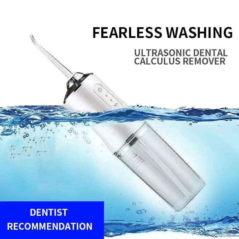 Dental floss cleaning and rinsing device Oral travel bag Professional cordless dental electric