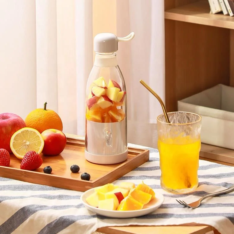 Electric Orange Juice Maker Smoothie Mixer Blender Mini  Portable Bottle  Blender  and Rechargeable Juicer