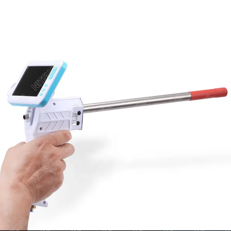 NC33 Cattle Cow Dog Canine TCI Gun Handheld AI Artificial Insemination Device with Camera for Progesterone Breeders