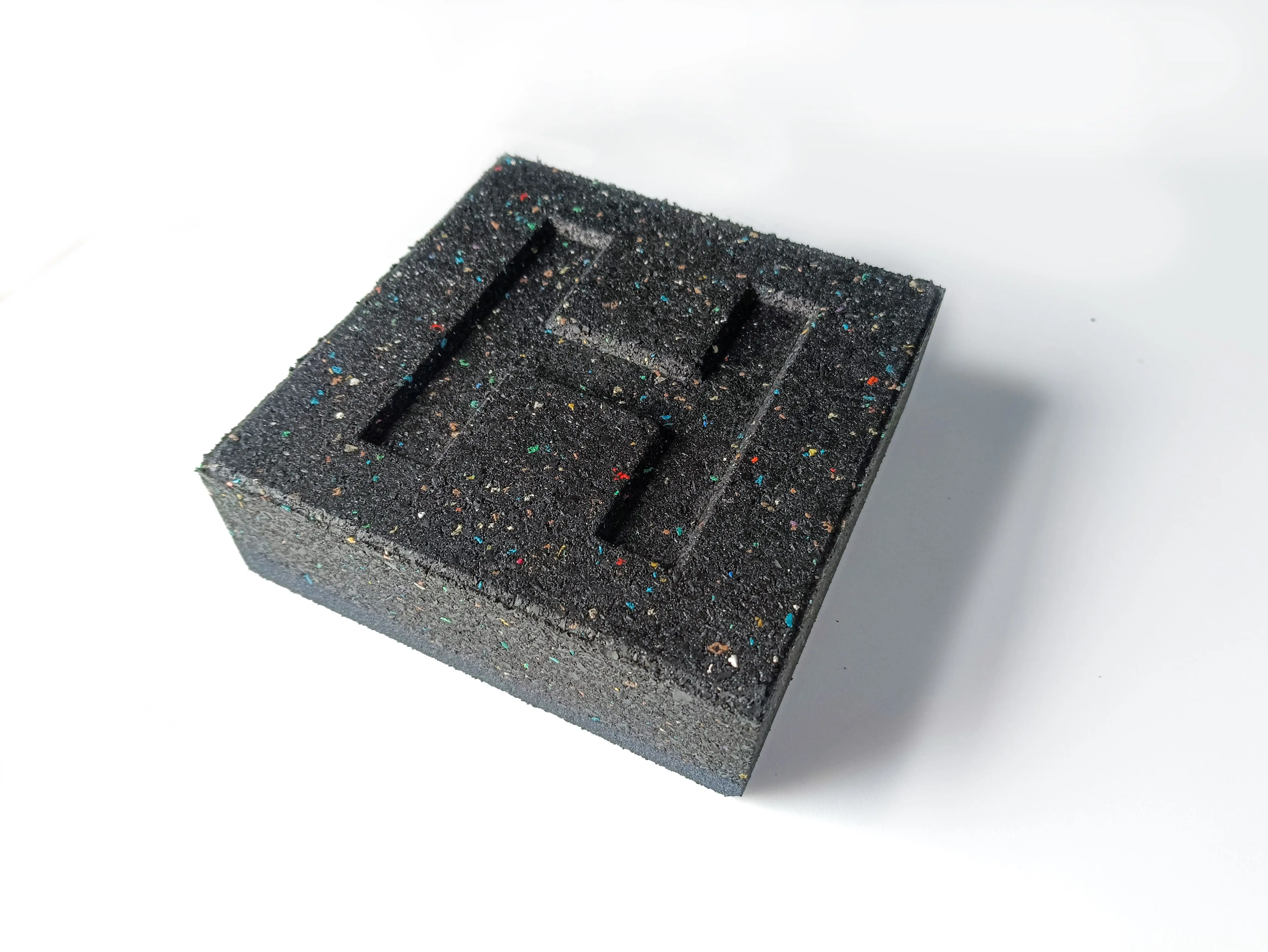 Clocell Square rubber cushioning block punching press quad-corner pad machine mechanical vibration anti-skid pad damping