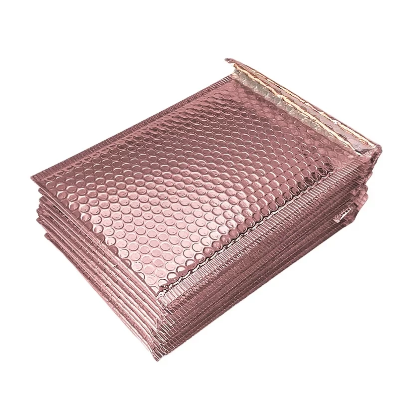 
Wholesale Custom Gold Plating Paper Bubble Envelopes Bags Postal Courier Mailing Bag Padded Shipping Envelope Bubble Mailing Bag 