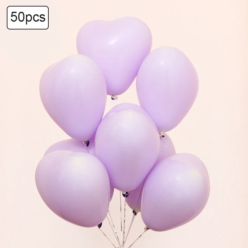 10 Inch Round Heart Shape Latex Balloons Macaron Colors Birthday Party Decoration Wedding Inflatable Global Latex Balloons