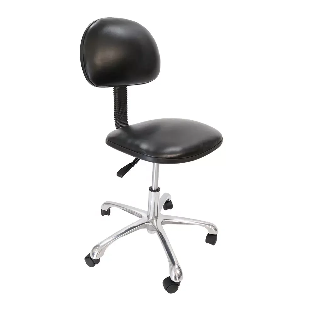 PU leather anti-static office lab chairs Black Blue Adjustable antistatic Cleanroom ESD Chair