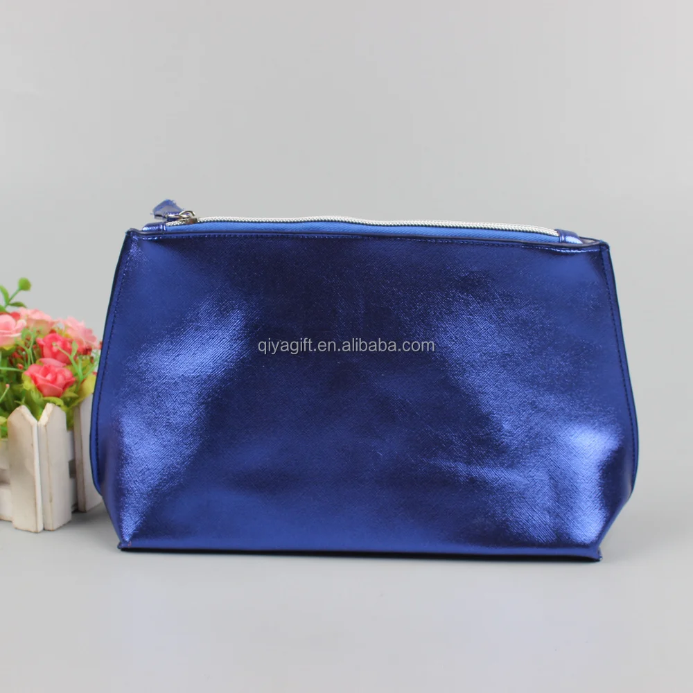 Colorful PU Leather Waterproof Cosmetic Bag Large Capacity Portable Travel Toiletry Bag Ladies High-end Soft Clutch Bag