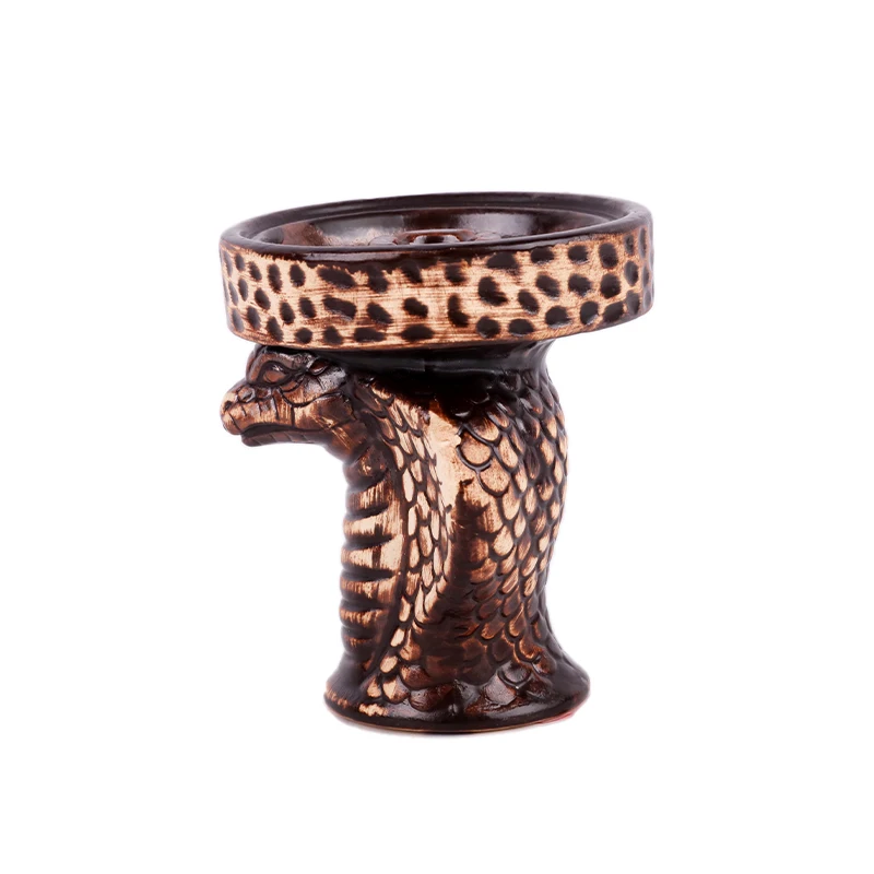Factory portable  Wholesale  Creative Luxury Home Accessories Ceramic Hookah Bowl 8.7*10 cm