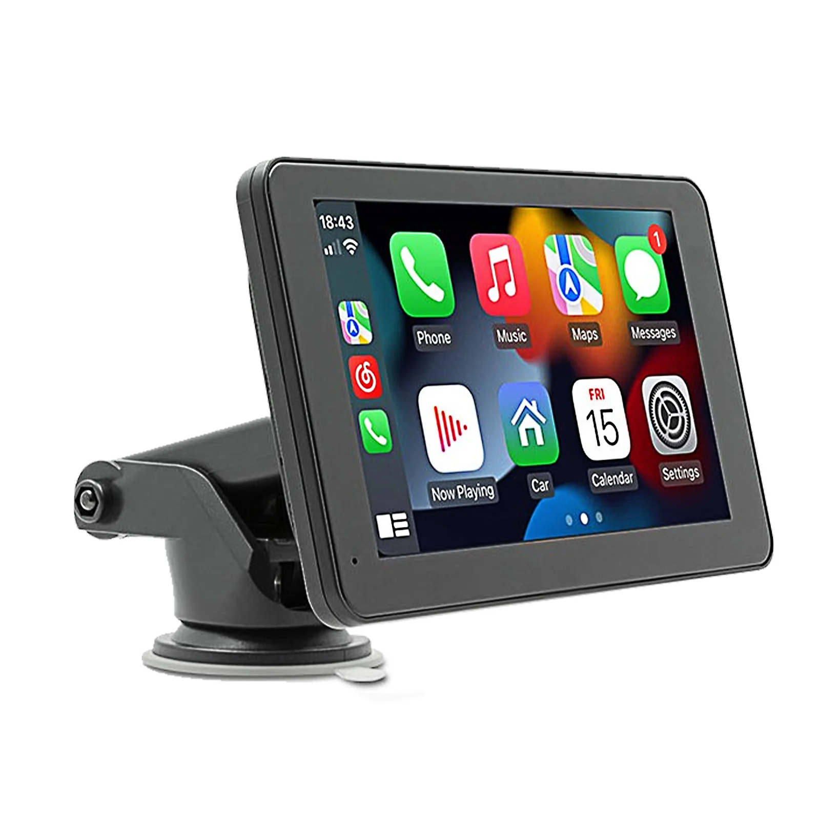 Carabc 7 дюймов беспроводной carplay андроид Авто подключи и играй стерео умный сенсорный экран мультимедиа 1 din Радио dvd плеер автомобиль играть