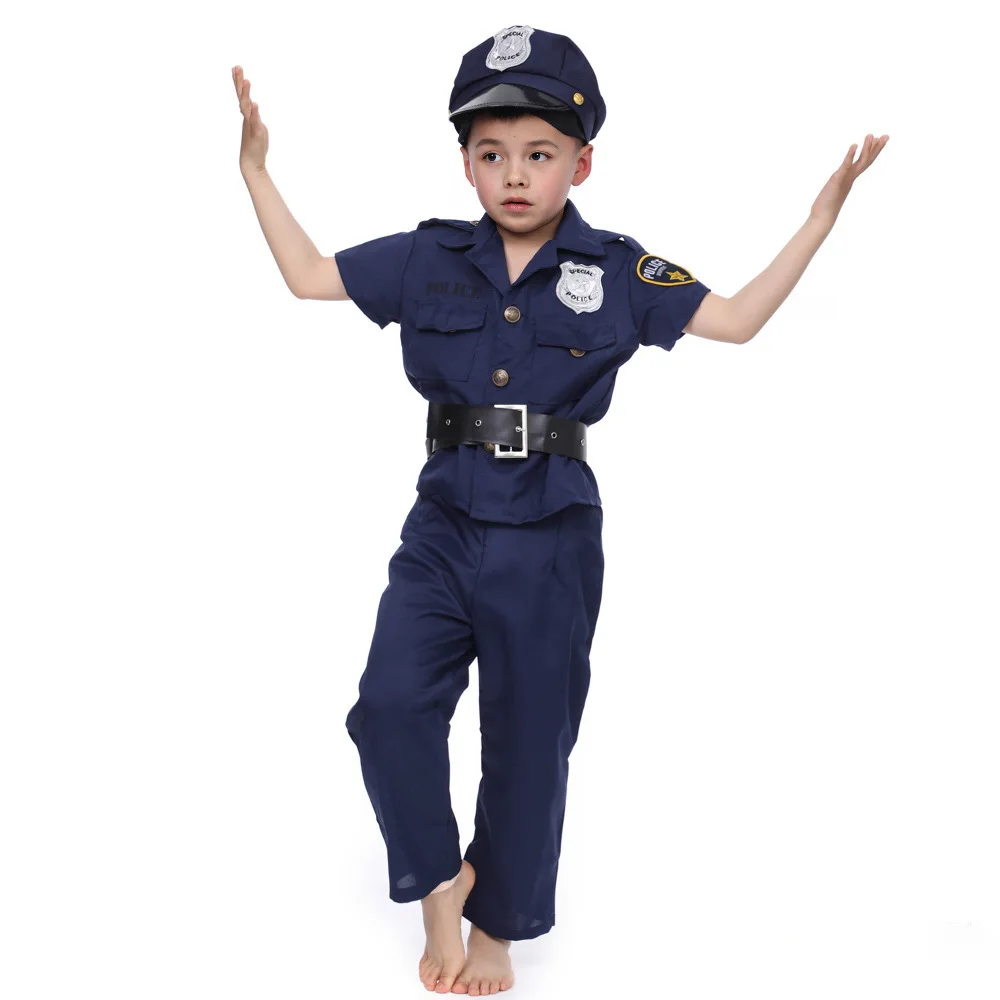 6pcs pretend play toys Kids Police Play Set Children Role Play Costume Police Costume For Child