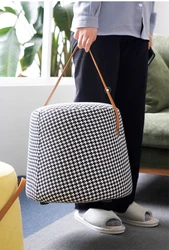 RTS OEM Manufacturer Living Roon Sofa Furniture Modern Design Bucket Stool Chair Velvet Sofa Ottoman Foot Stool