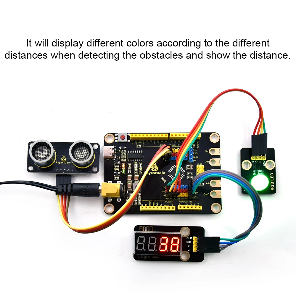 KEYESTUDIO Super ATmega328P-AU Maker Programming Development Board For LEGO Building Blocks With Arduino IDE