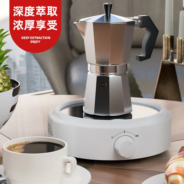 Stovetop Espresso Cafetiere Aluminium Coffee Mocha Moka Pot Espresso Cappuccino Coffee Maker