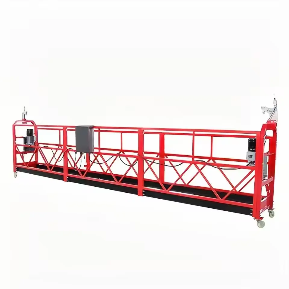 6M 7.5M Gondola Lifting Cradle ZLP630 ZLP800 ZLP1000 Electric Steel Work Platforms