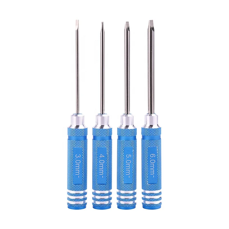 4-in-1 cross shaped screwdriver set 3.0 4.0 5.0 6.0mm RC car helicopter multifunctional maintenance and assembly tool