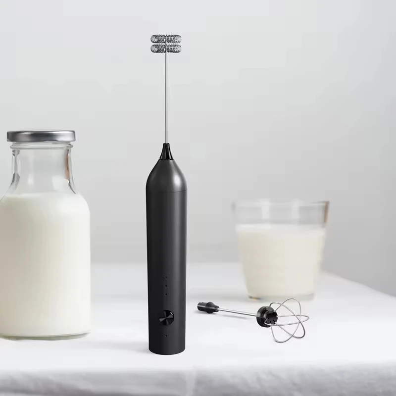 2024 New 4 In 1 Rechargeable Automatic Electric Nespresso Cappuccino Cream Foam Milk Frother Egg Mixer Foamer With Stand