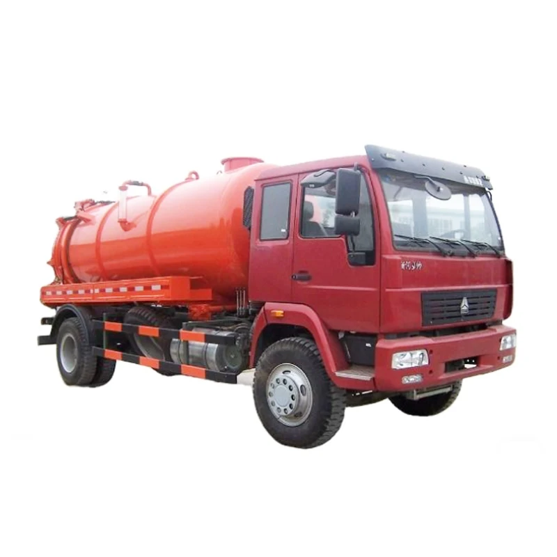 10CBM 20 CBM Cheap vacuum sewage truck New used sewage clean drainage vacuum septic truck