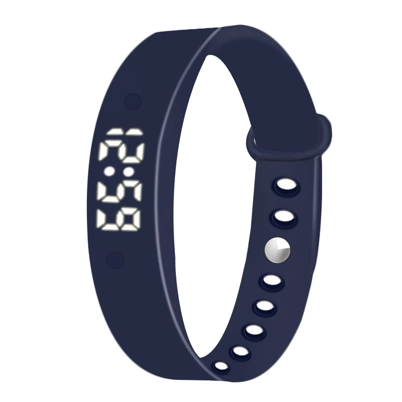 Rechargeable 15 Vibrating Alarm Watch Silent Vibration Shake Wake Medication Reminder