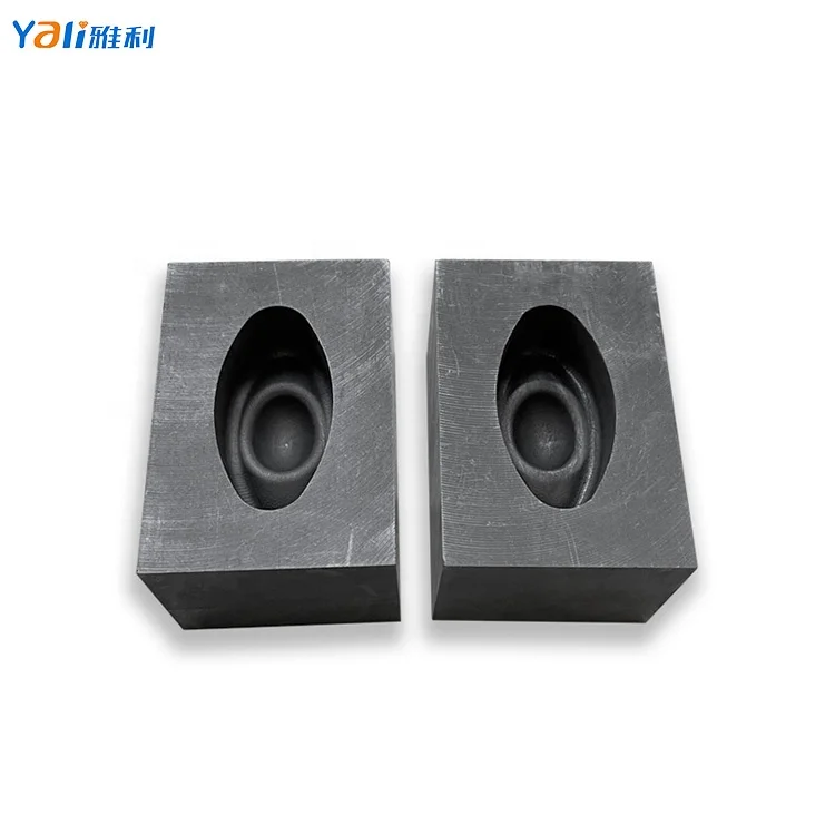 Factory price High Pure Graphite Crucible Size Custom Graphite Molds with Heart Style Star Style Cross Style